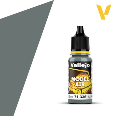 Vallejo 71336 Model Air A-14 Steel Grey Acrylic Paint 17ml